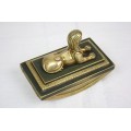 Garnitura de birou Egyptian Revival | cca 1830 | bronz dore | Franta